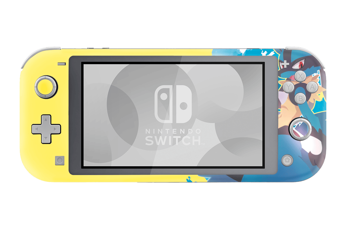 Pokemon Lucario Skin Nintendo Switch Lite
