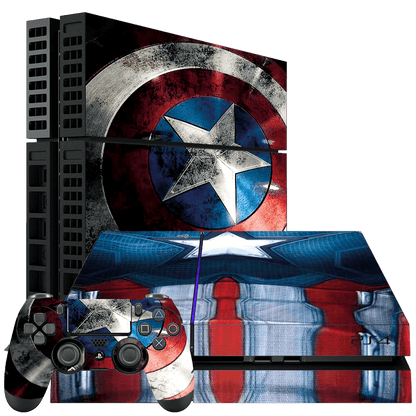 Capitán America PS4 Fat Bundle Skin