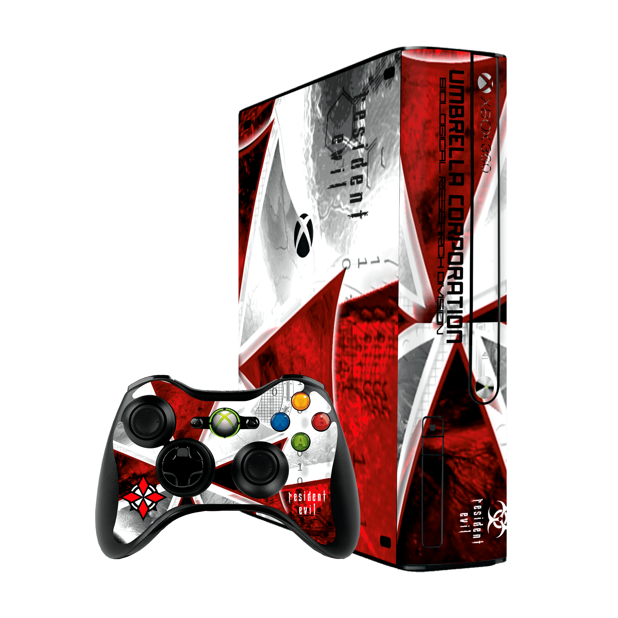 Resident Evil Umbrella Skin Xbox 360 E Xonebrand