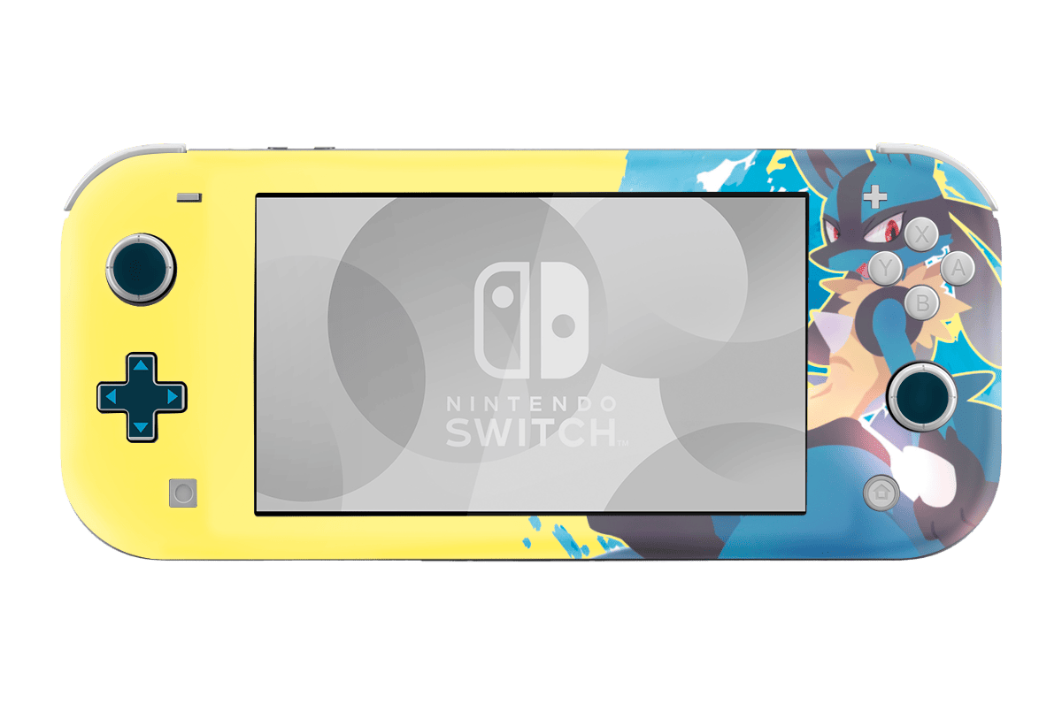 Pokemon Lucario Skin Nintendo Switch Lite Xonebrand
