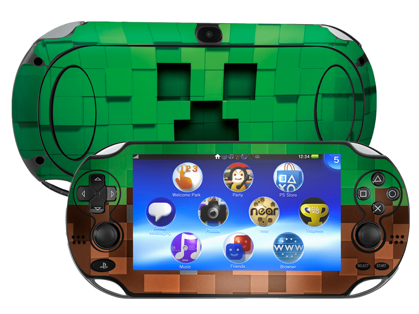 Minecraft Skin Playstation Portable PSVita Fat