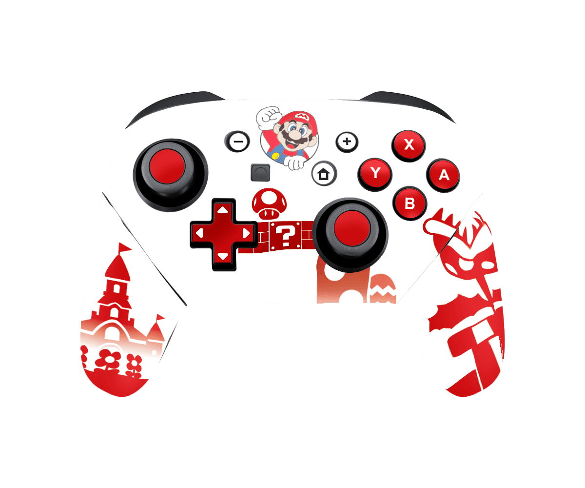 Super Mario Bros Skin Nintendo Switch Pro Controller Xonebrand