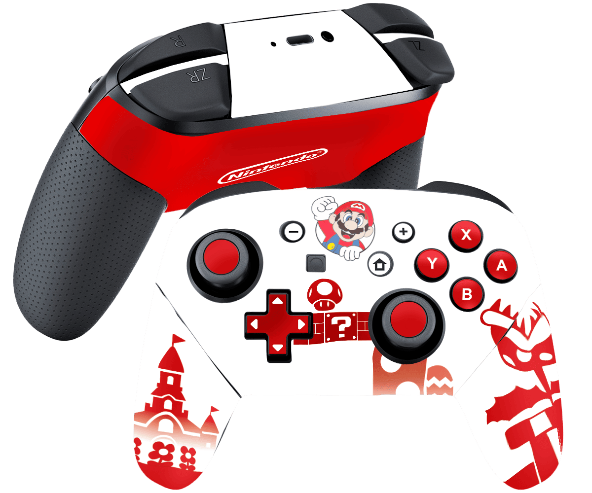 Super Mario Bros Skin Nintendo Switch Pro Controller Xonebrand