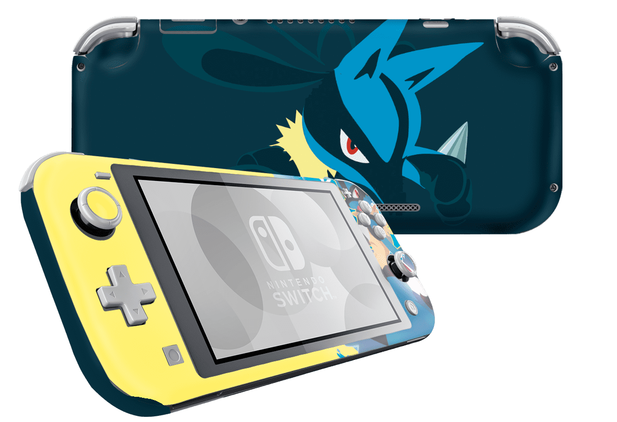 Pokemon Lucario Skin Nintendo Switch Lite
