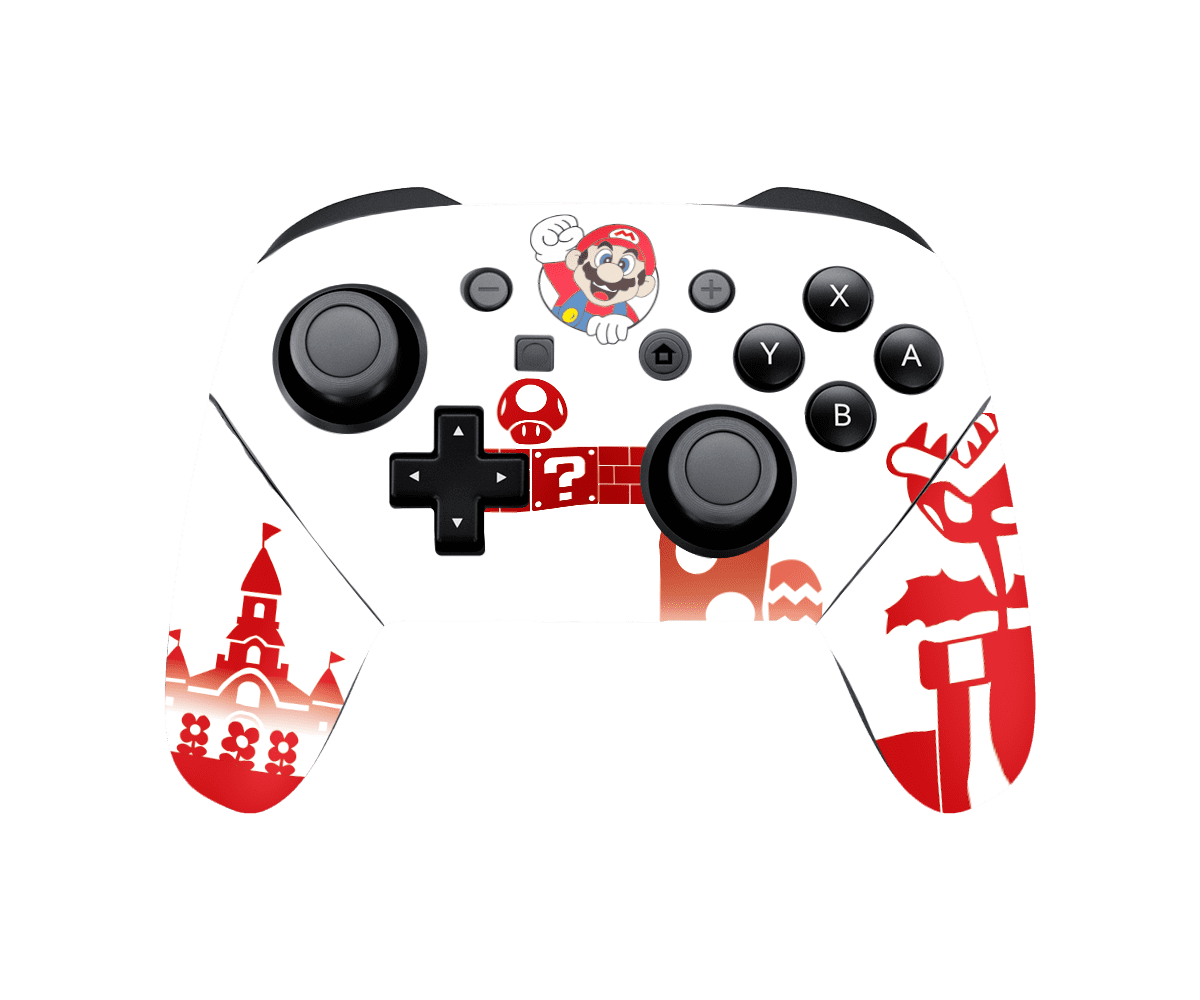 Mario Bros Nintendo Switch Pro Control Skin