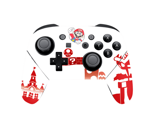 Mario Bros Nintendo Switch Pro Control Skin