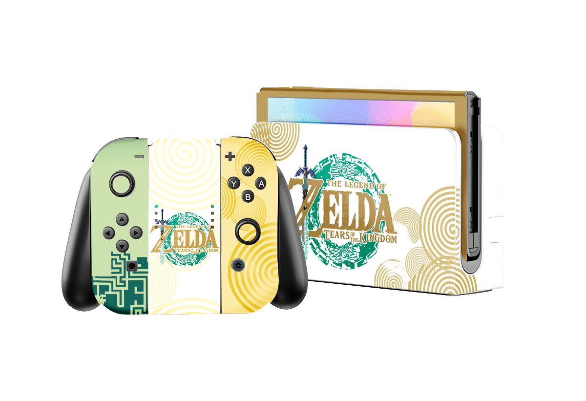 Zelda Tears of the kingdom Skin Nintendo Switch OLED (2021) Xonebrand