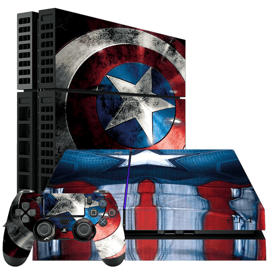 Capitan America Skin Playstation 4 Fat