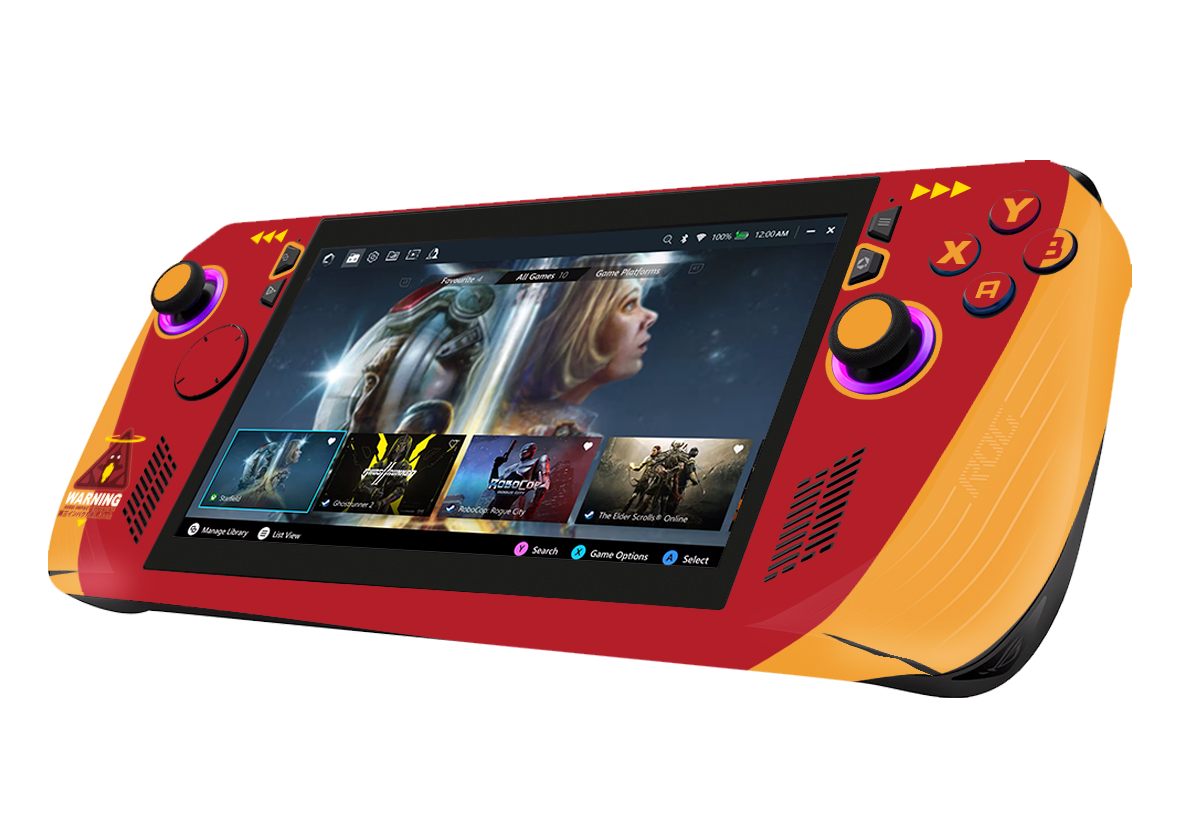 Evangelion Eva-02 Asus Rog Ally X Handheld Gaming Computer Skin