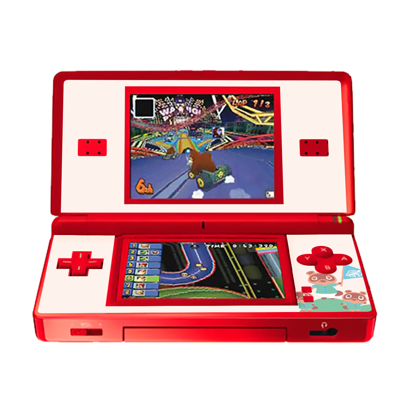 Animal Crossing Skin Nintendo DS Lite