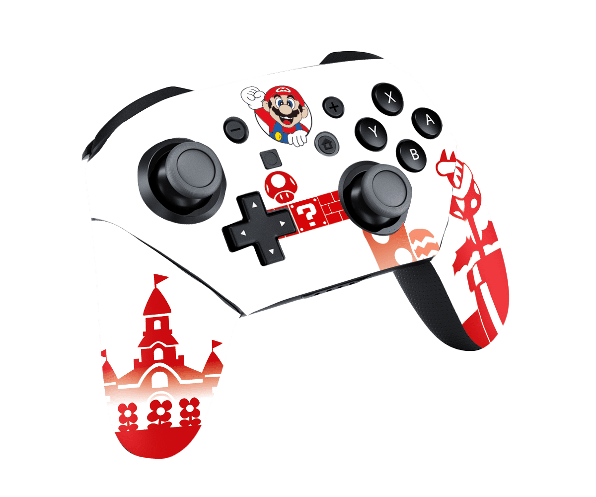 Mario Bros Nintendo Switch Pro Control Skin