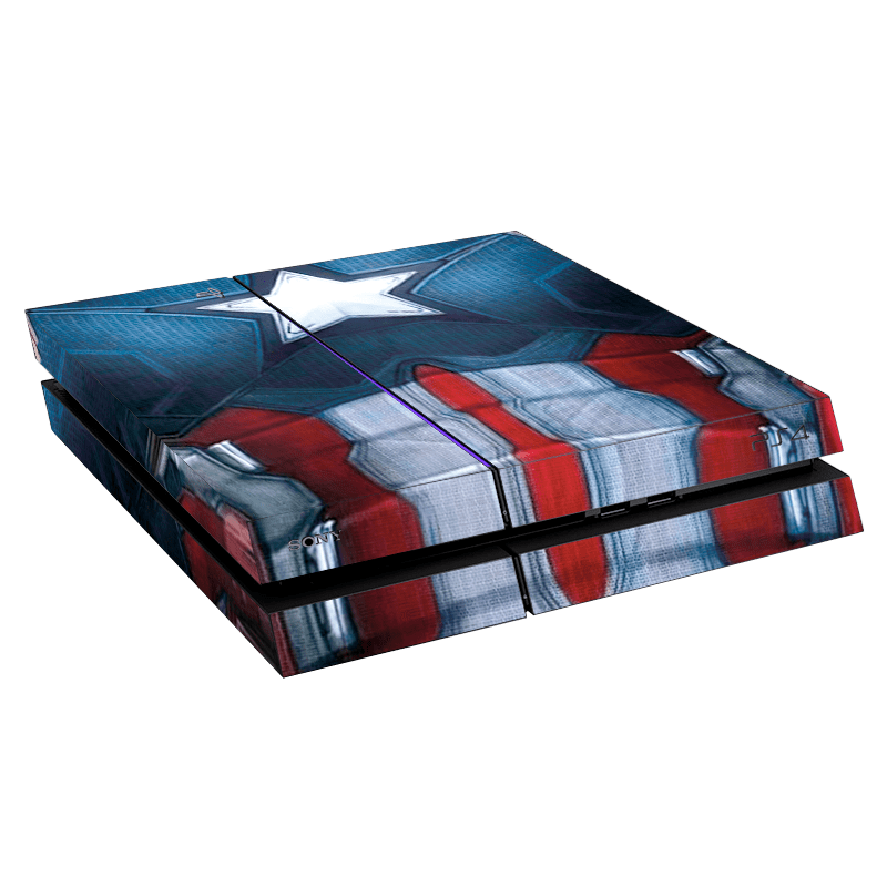 Capitan America Skin Playstation 4 Fat