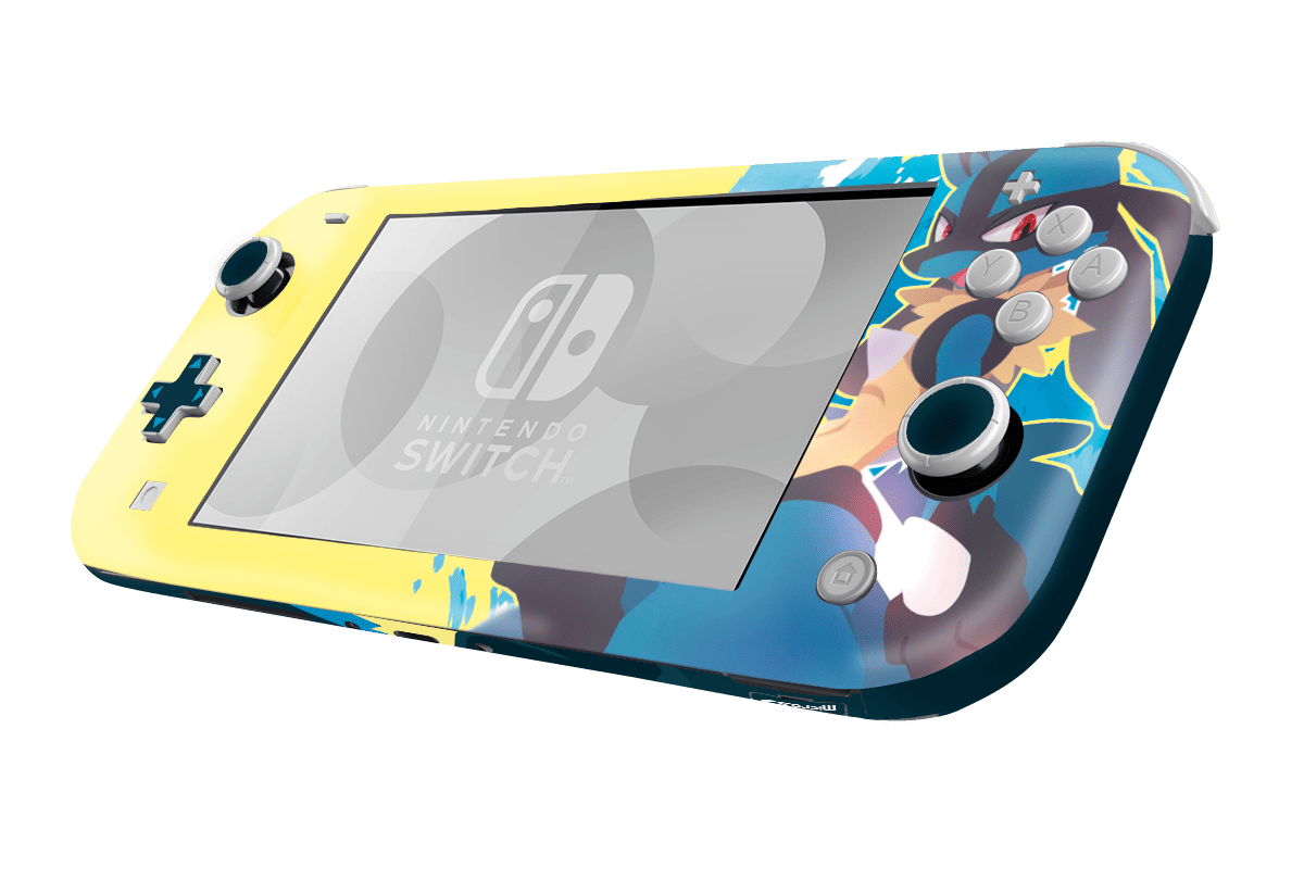Pokemon Lucario Skin Nintendo Switch Lite Xonebrand