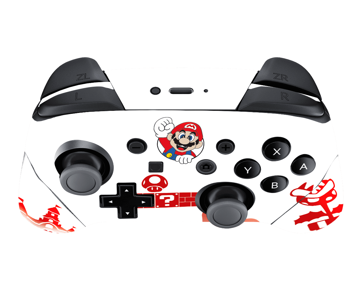 Super Mario Bros Skin Nintendo Switch Pro Controller
