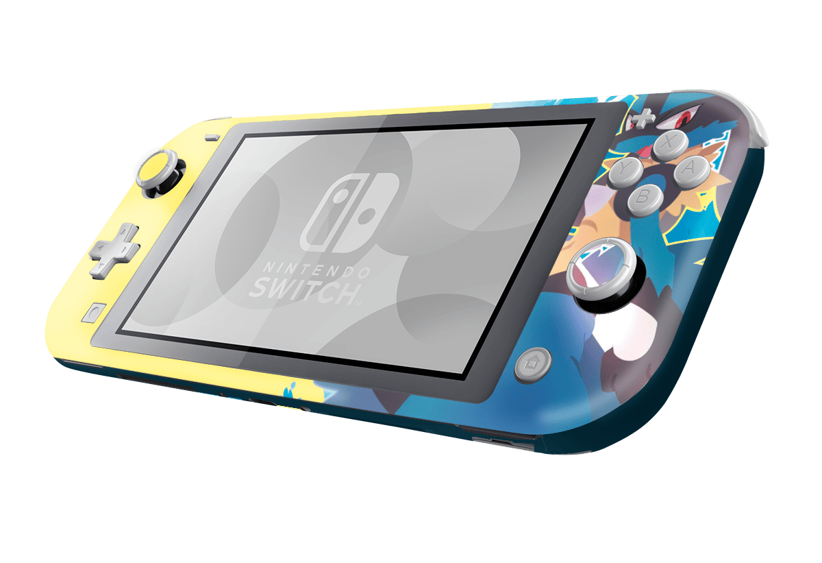 Pokemon Lucario Skin Nintendo Switch Lite