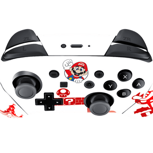 Mario Bros Nintendo Switch Pro Control Skin