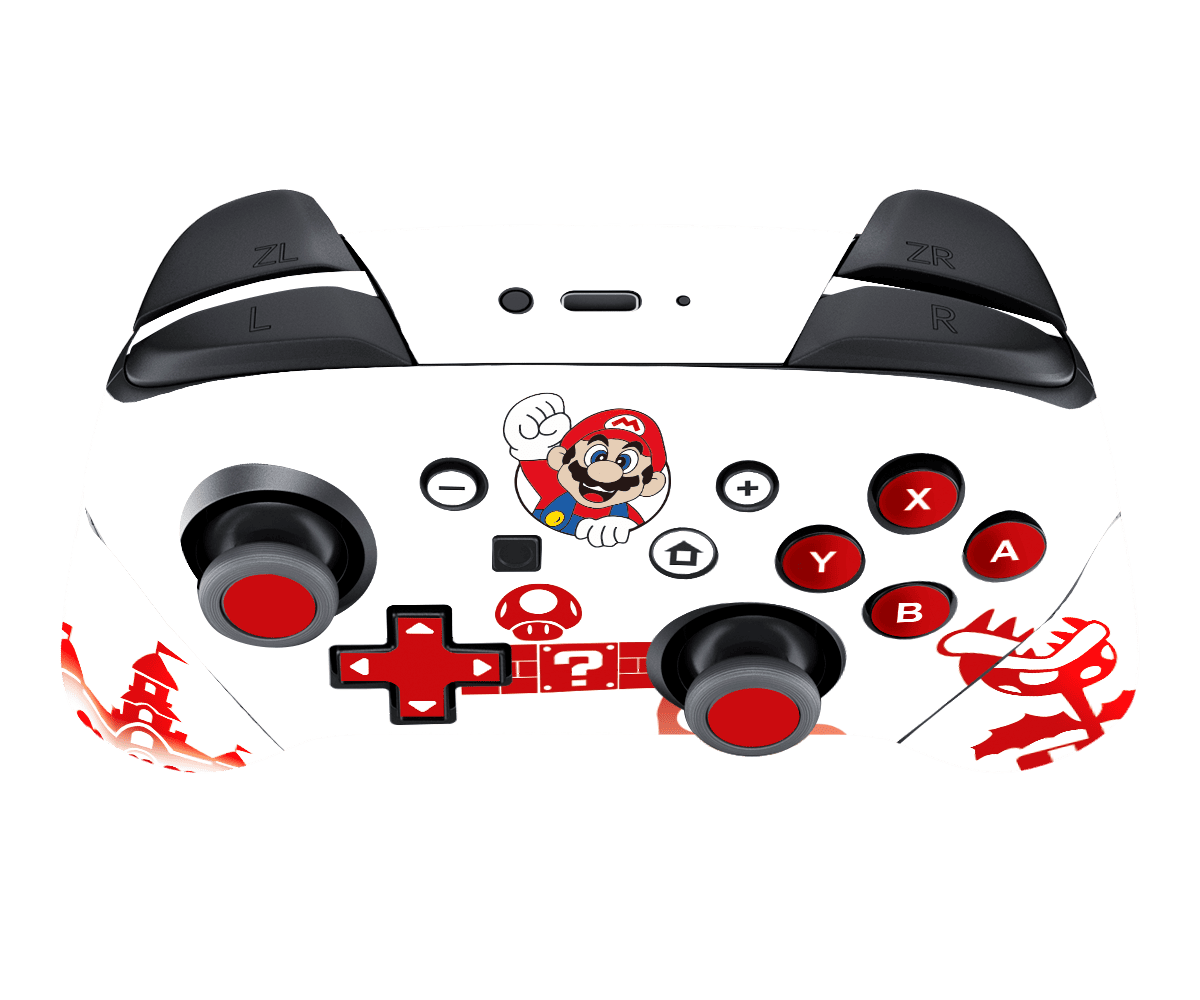 Super Mario Bros Skin Nintendo Switch Pro Controller Xonebrand