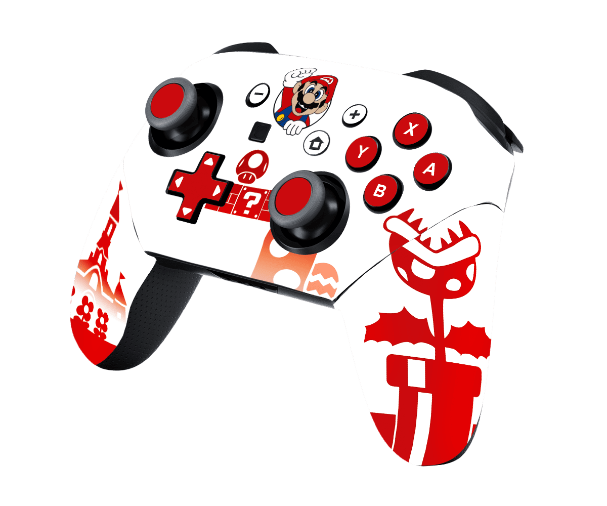 Super Mario Bros Skin Nintendo Switch Pro Controller Xonebrand