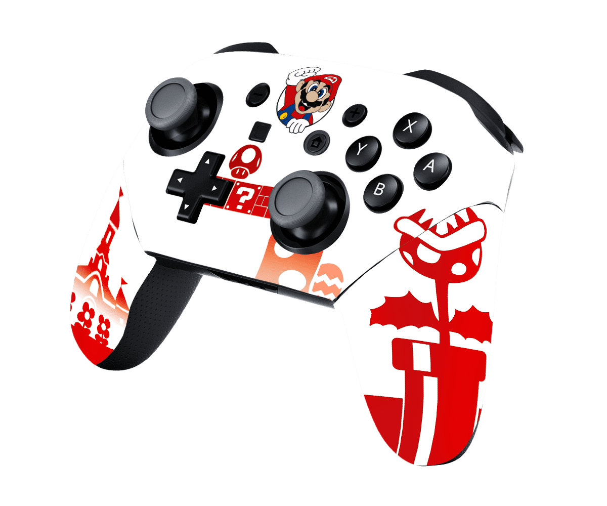 Mario Bros Nintendo Switch Pro Control Skin