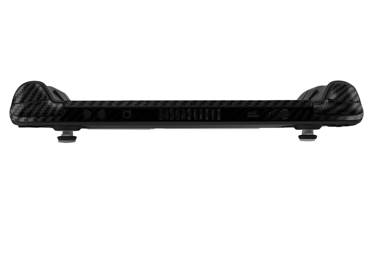 Fibra Carbono Negro Steam Deck Skin Xonebrand