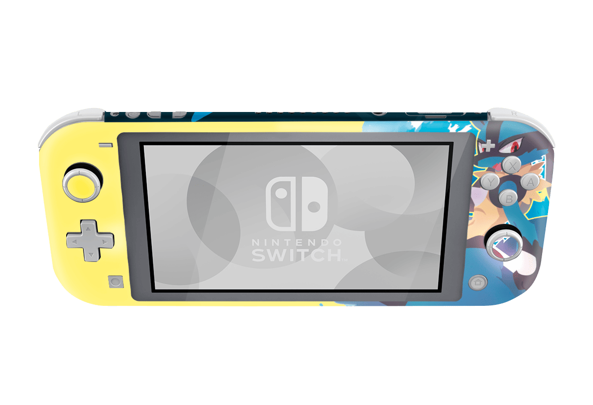 Pokemon Lucario Skin Nintendo Switch Lite