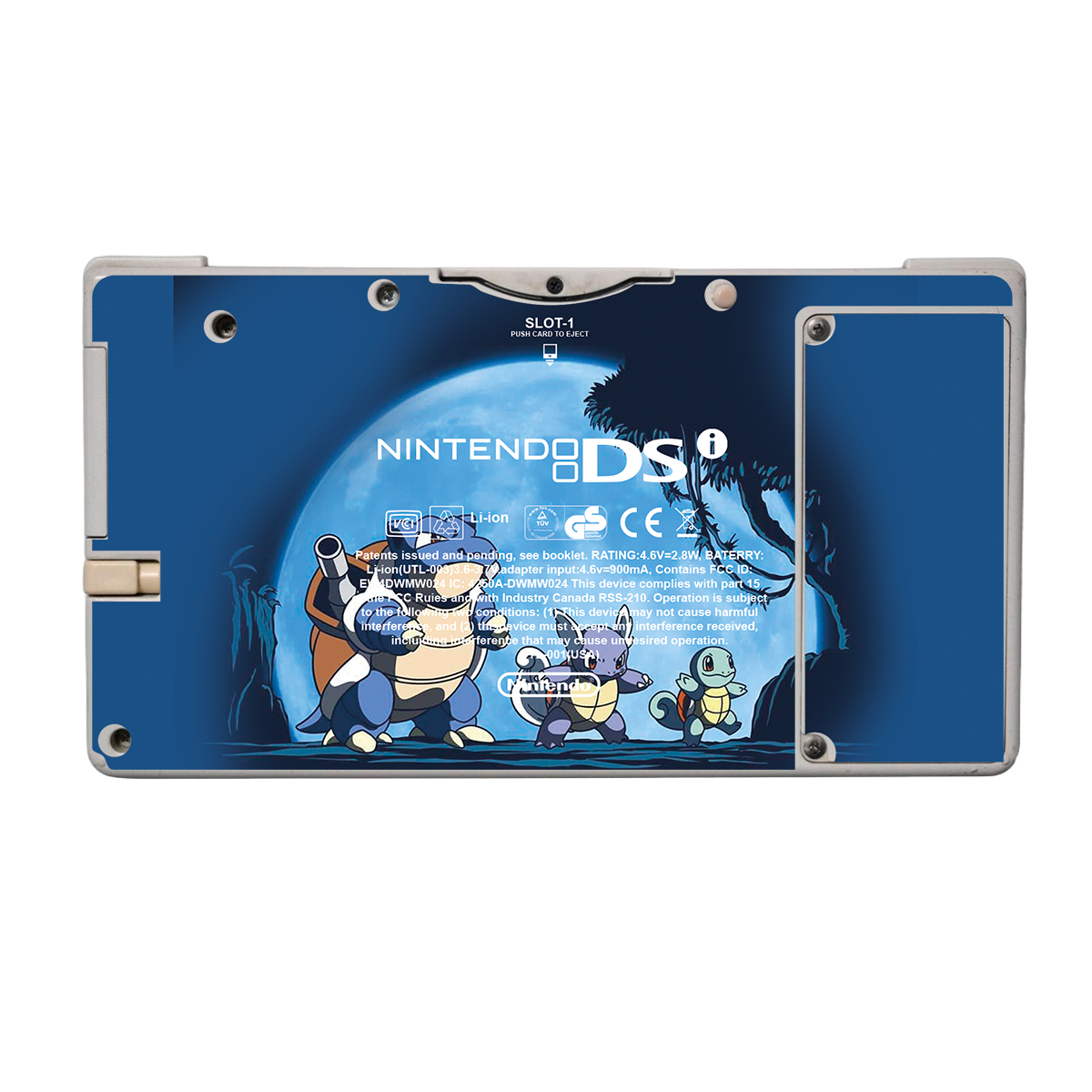 Pokemon Squirtle Skin Nintendo DSi (2008) Xonebrand