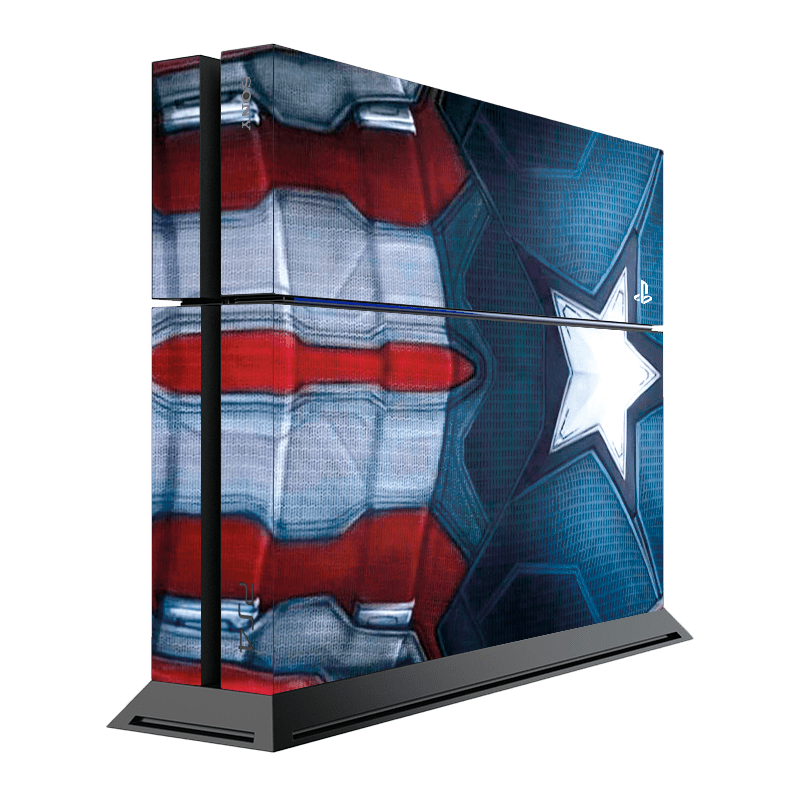 Capitan America Skin Playstation 4 Fat