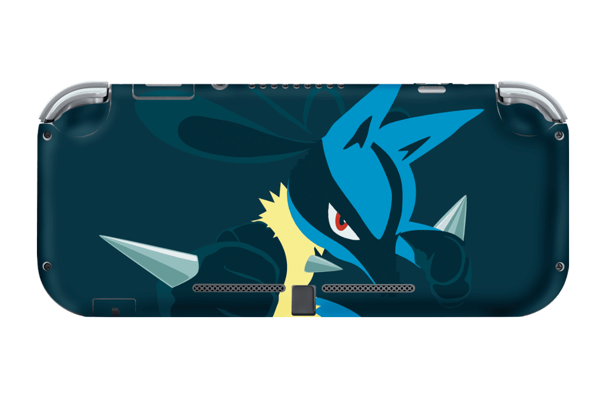 Pokemon Lucario Skin Nintendo Switch Lite
