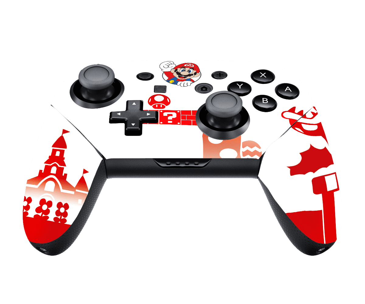 Mario Bros Nintendo Switch Pro Control Skin