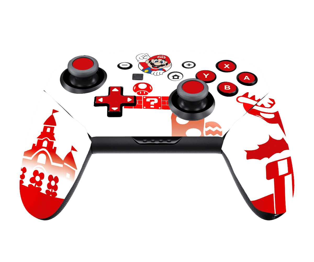 Super Mario Bros Skin Nintendo Switch Pro Controller Xonebrand