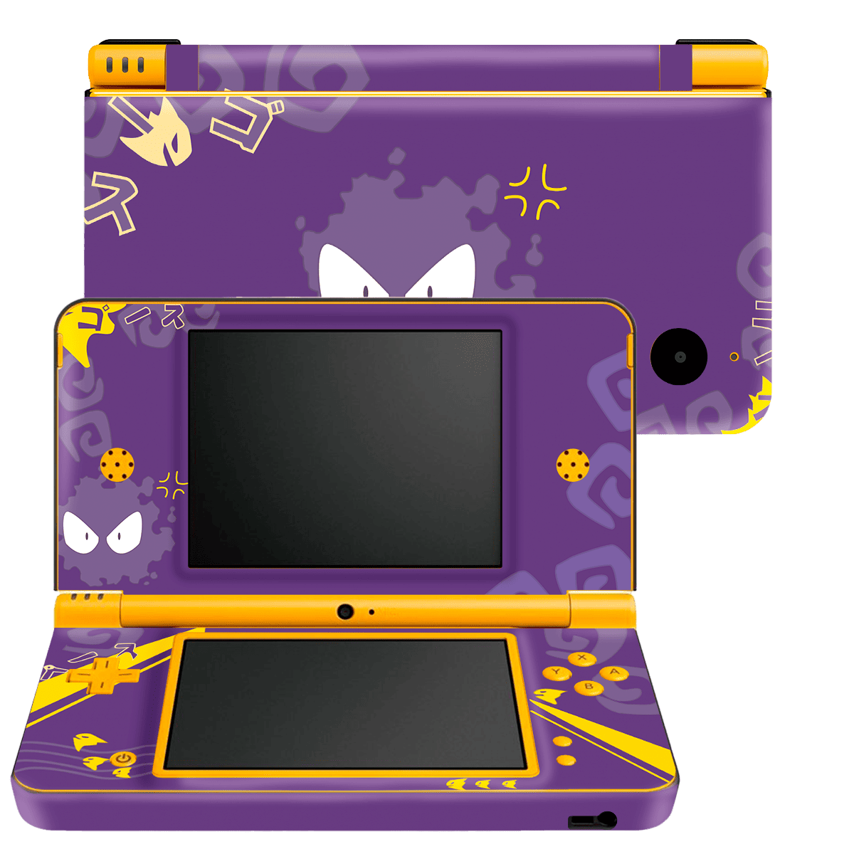 Pokemon Gastly Nintendo DSI XL 2010 Skin