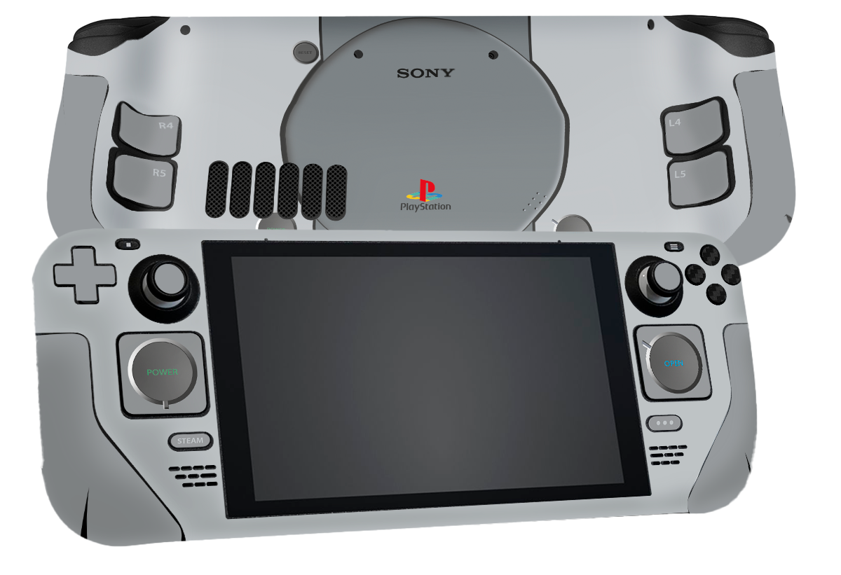 Modelo PS1 Steam Deck Skin