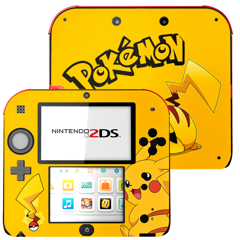 Pokemon Pikachu Nintendo 2DS Skin