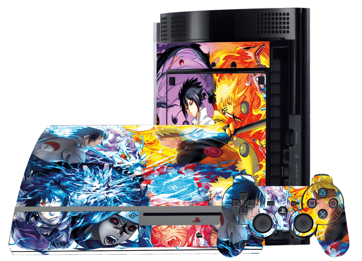 Naruto Skin Playstation 3 Fat Xonebrand