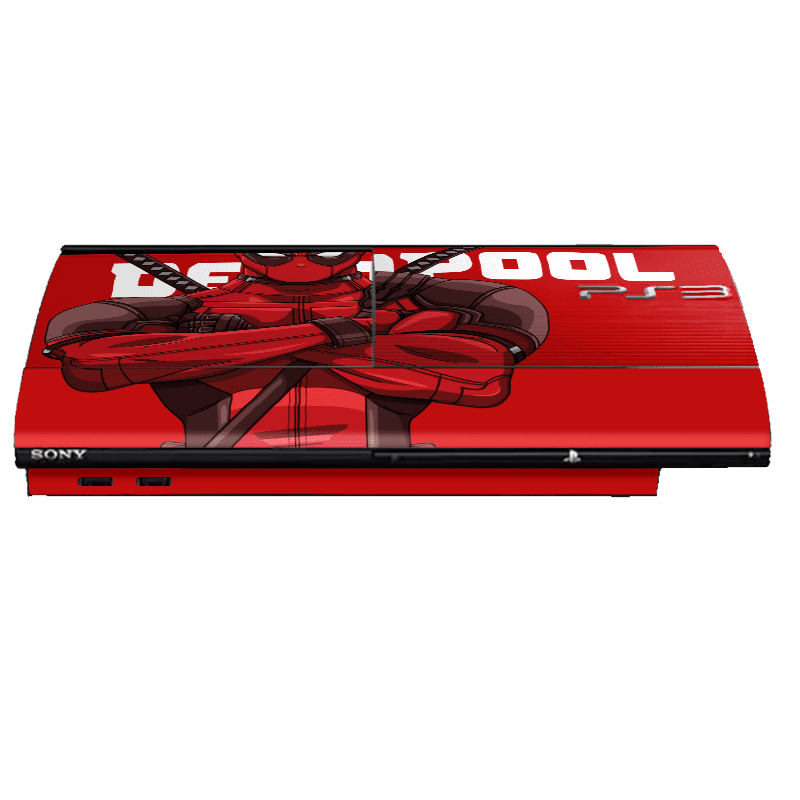 Deadpool PS3 Super Slim Skin