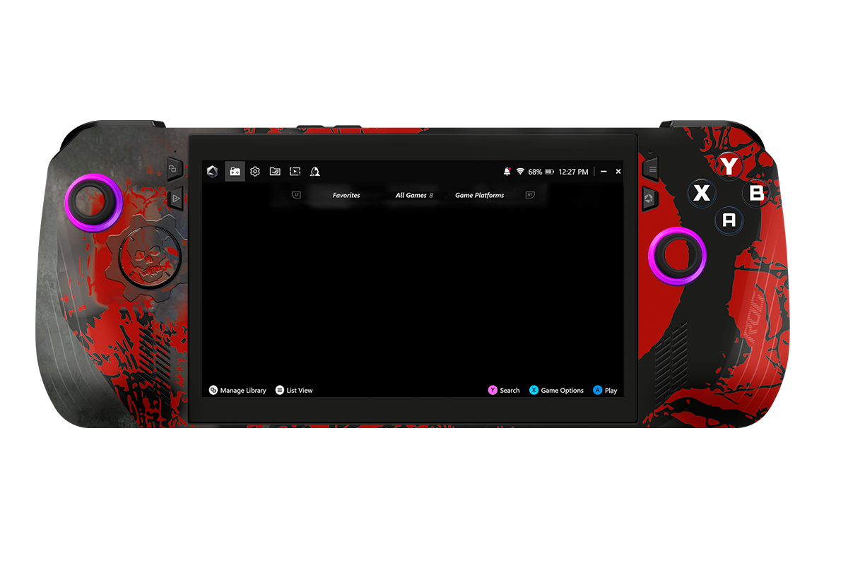 Gears of War Asus Rog Ally X Handheld Gaming Computer Skin