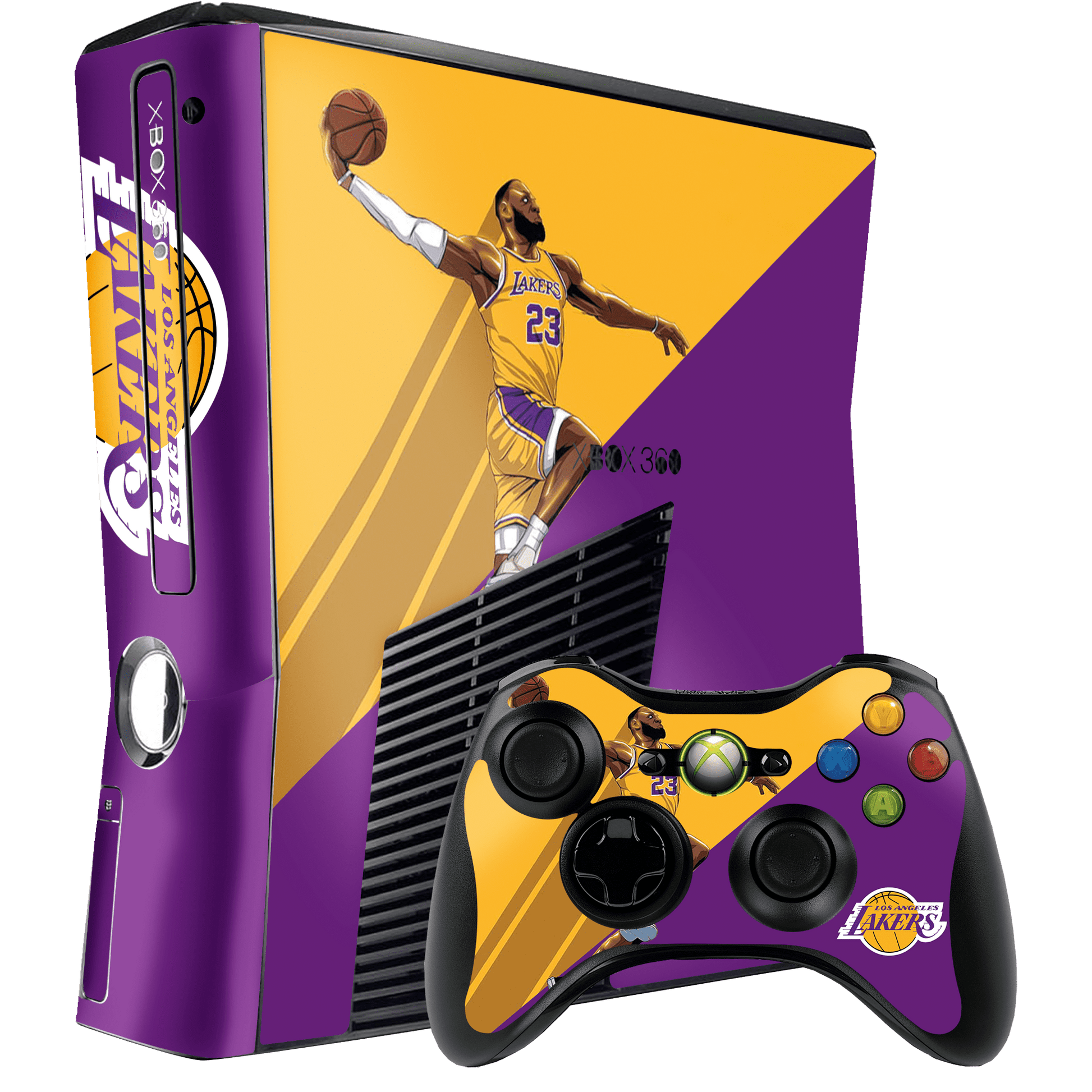 Lakers Skin Xbox 360 Slim