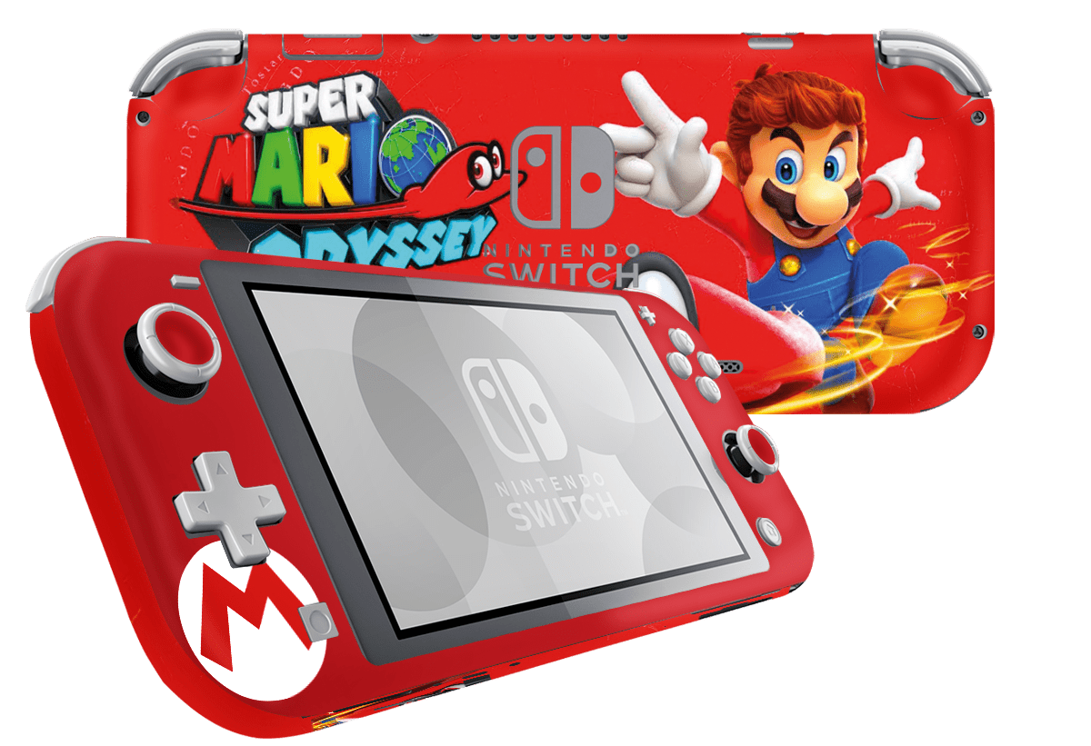 Super Mario Odyssey Nintendo Switch Lite Skin