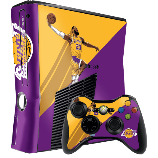 Lakers Xbox 360 Slim Bundle Skin