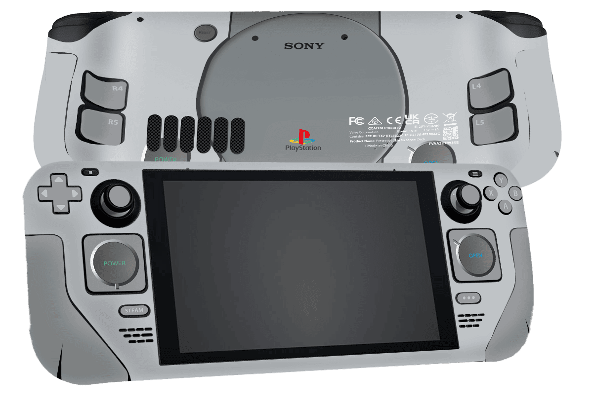 Modelo PS1 Steam Deck Skin Xonebrand