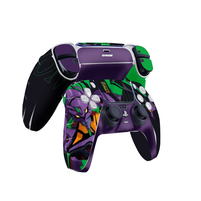 Evangelion Eva 01 Skin Playstation 5 DualSense Full Xonebrand