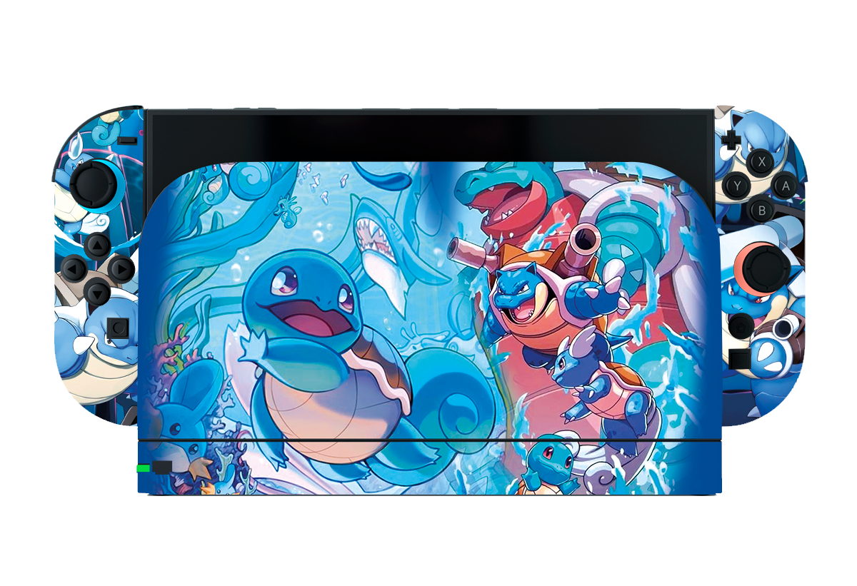 Pokemon Squirtle Skin Nintendo Switch 2 (2025)