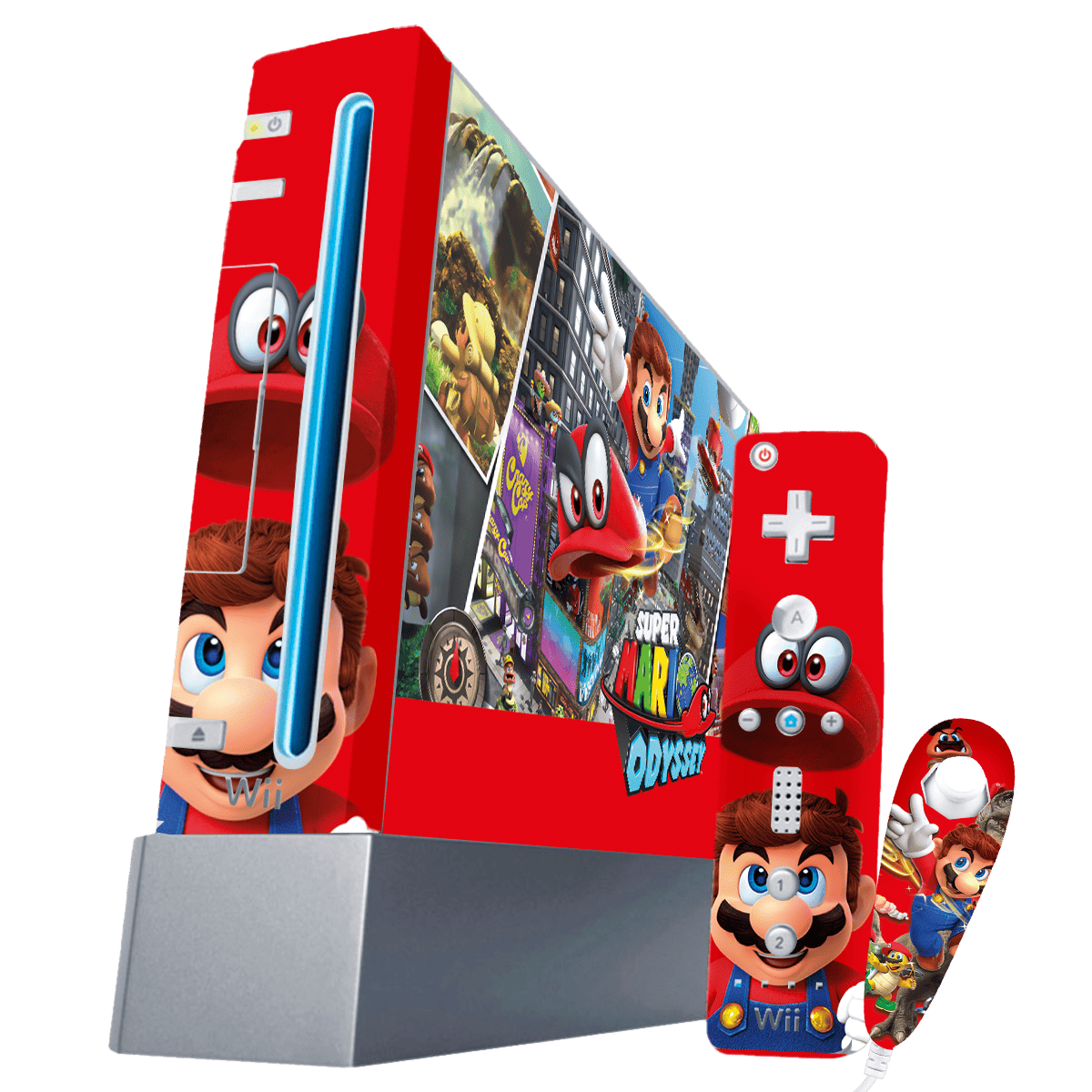 Super Mario Odyssey Skin Nintendo Wii (2006) Xonebrand