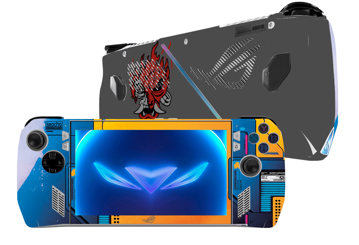 Cyberpunk Asus Rog Ally Handheld Gaming Computer Skin