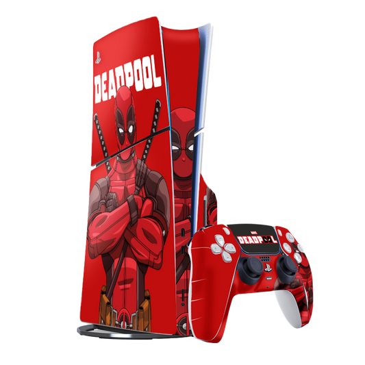 Deadpool PS5 Slim Bundle Skin