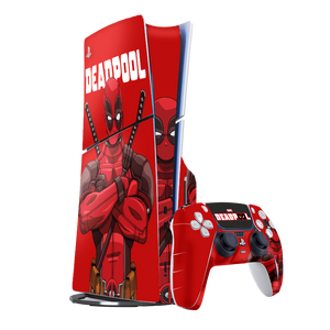 Deadpool PS5 Slim Bundle Skin