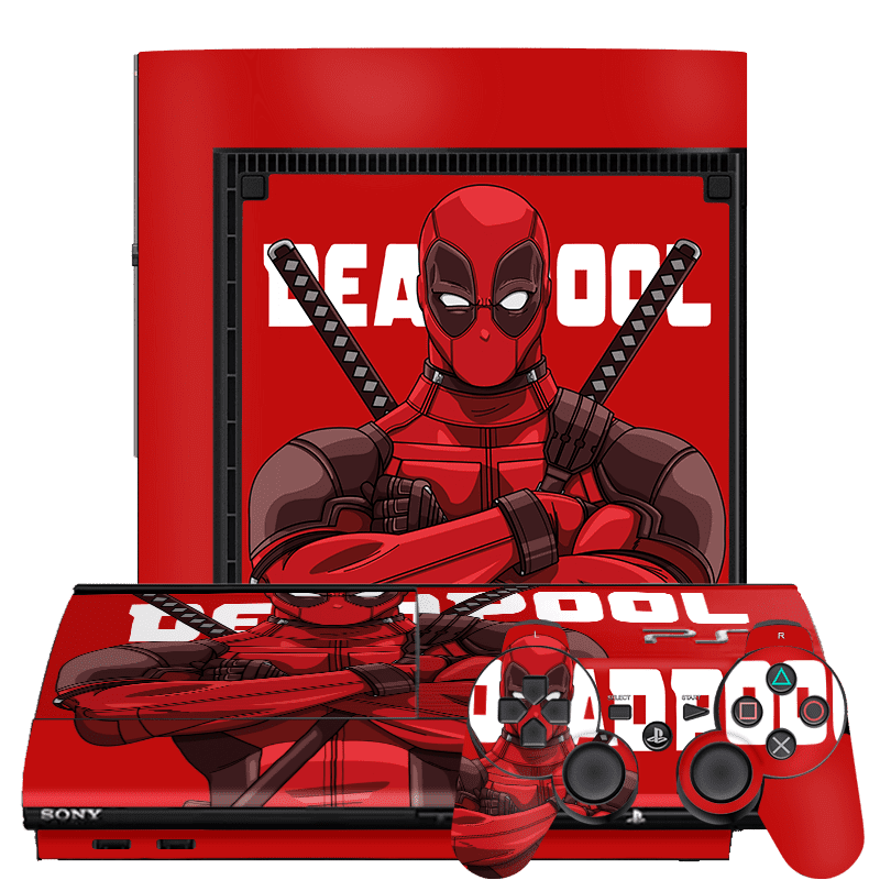 Deadpool PS3 Super Slim Skin