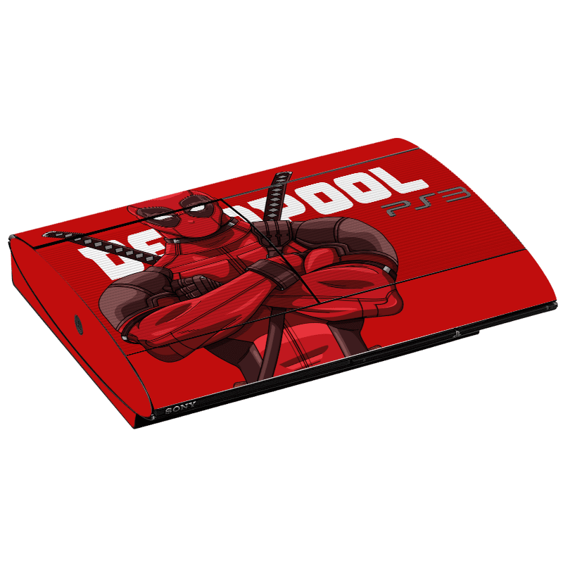 Deadpool PS3 Super Slim Skin