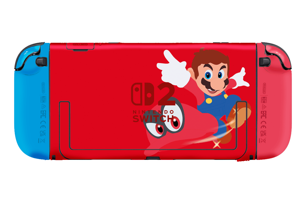 Mario Odyssey Skin Nintendo Switch 2 (2025) Xonebrand