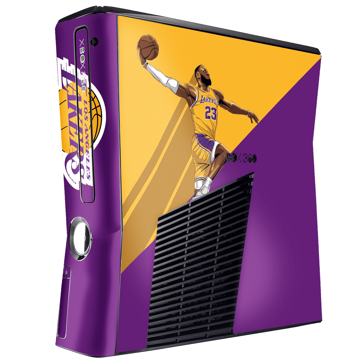 Lakers Xbox 360 Slim Bundle Skin